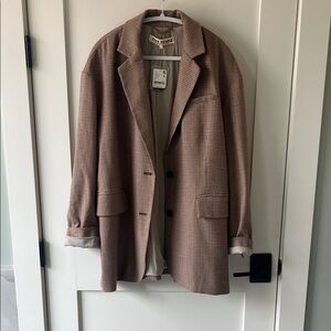 Free People Brown Blazer